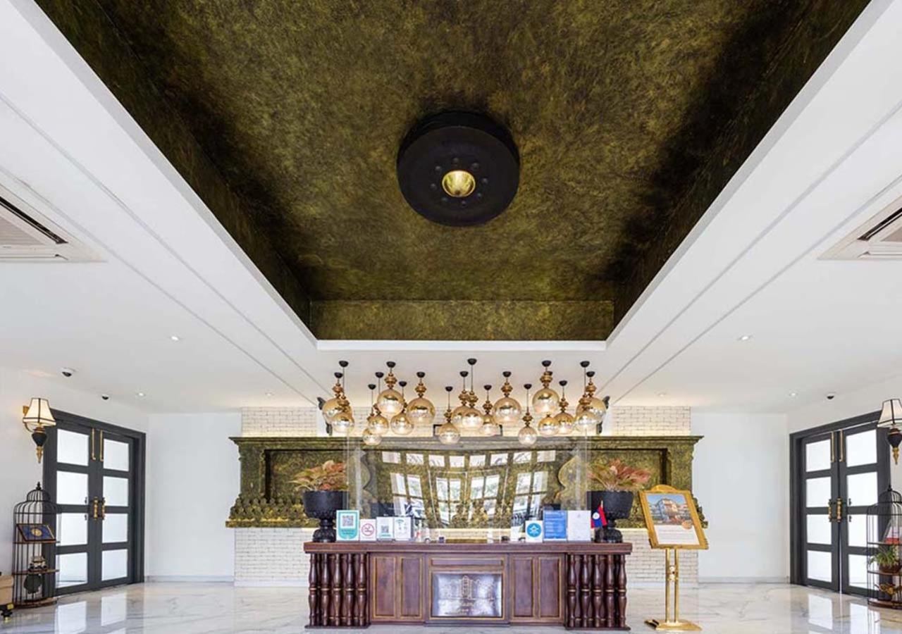 Le Thatluang D'Or Boutique Hotel Vientiane Exterior foto